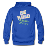 Be Kind (WordCloud) Gildan Heavy Blend Adult Hoodie - royal blue