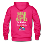 Be Kind (WordCloud) Gildan Heavy Blend Adult Hoodie - fuchsia