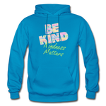 Be Kind (WordCloud) Gildan Heavy Blend Adult Hoodie - turquoise