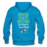 Be Kind (WordCloud) Gildan Heavy Blend Adult Hoodie - turquoise