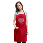 Adjustable Apron - red