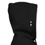Unisex Zip Hoodie - Words Matter/SCF Classic Logo - black
