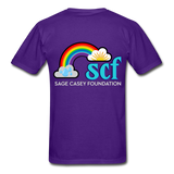 Unisex T-Shirt - Pocket WordCloud/Classic SCF Logo - purple