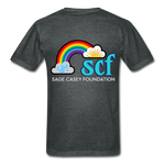 Unisex T-Shirt - Pocket WordCloud/Classic SCF Logo - deep heather