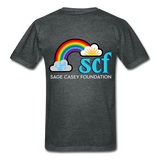 Unisex T-Shirt - Pocket WordCloud/Classic SCF Logo - deep heather