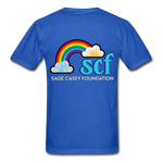 Unisex T-Shirt - Pocket WordCloud/Classic SCF Logo - royal blue