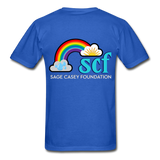 Unisex T-Shirt - Pocket WordCloud/Classic SCF Logo - royal blue