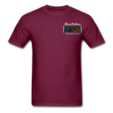 Unisex T-Shirt - Pocket WordCloud/Classic SCF Logo - burgundy