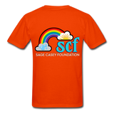 Unisex T-Shirt - Pocket WordCloud/Classic SCF Logo - orange