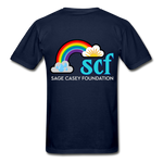 Unisex T-Shirt - Pocket WordCloud/Classic SCF Logo - navy