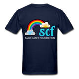 Unisex T-Shirt - Pocket WordCloud/Classic SCF Logo - navy