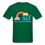 Unisex T-Shirt - Pocket WordCloud/Classic SCF Logo - bottlegreen