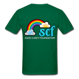 Unisex T-Shirt - Pocket WordCloud/Classic SCF Logo - bottlegreen