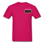 Unisex T-Shirt - Pocket WordCloud/Classic SCF Logo - fuchsia