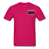 Unisex T-Shirt - Pocket WordCloud/Classic SCF Logo - fuchsia