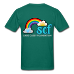 Unisex T-Shirt - Pocket WordCloud/Classic SCF Logo - petrol