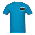 Unisex T-Shirt - Pocket WordCloud/Classic SCF Logo - turquoise