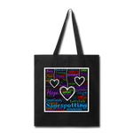 Three Hearts SCF Tote Bag - black