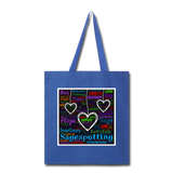 Three Hearts SCF Tote Bag - royal blue