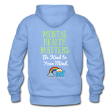 Unisex Hoodie - Classic Logo Front - carolina blue