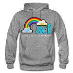 Unisex Hoodie - Classic Logo Front - graphite heather