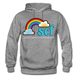 Unisex Hoodie - Classic Logo Front - graphite heather