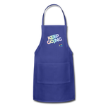 Apron - Keep Going - royal blue