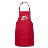 Apron - Keep Going - red