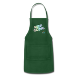 Apron - Keep Going - forest green