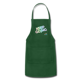 Apron - Keep Going - forest green