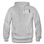 Unisex Pullover Hoodie - SCF Classic Logo / Kindness Matters - heather gray