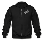 Unisex Zip Hoodie - Classic Logo - black