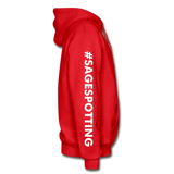 Unisex Zip Hoodie - Classic Logo - red