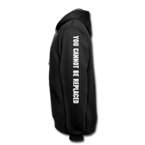 Unisex Adult Contrast Hoodie - Be Kind (WordCloud) - black/asphalt