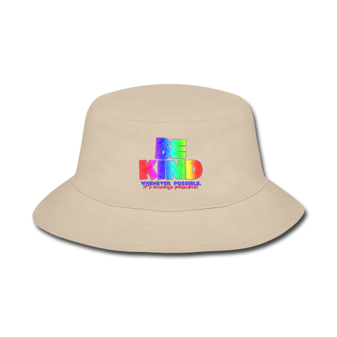 Bucket Hat - Be Kind - cream