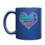 Color Mug - Sage Art by Tin Crow Art - royal blue