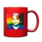 Color Mug - Sage Art by Tin Crow Art - red