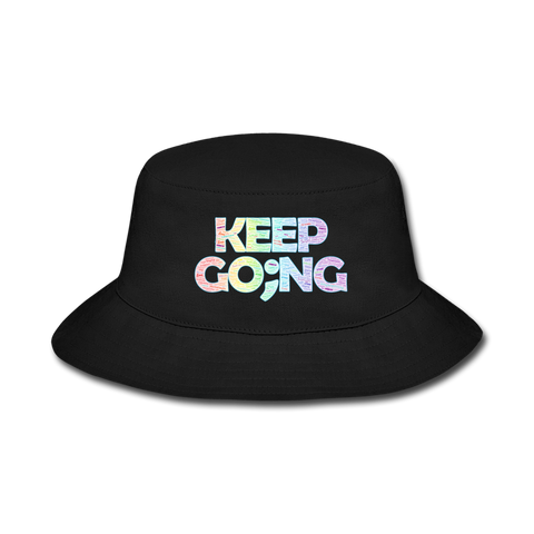 Bucket Hat - Keep Going - black