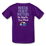 Kids' T-Shirt - Be Kind WordCloud - purple