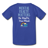 Kids' T-Shirt - Be Kind WordCloud - royal blue