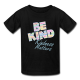 Kids' T-Shirt - Be Kind WordCloud - black