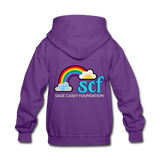 Kids' Pullover Hoodie - SCF Classic Logo - purple