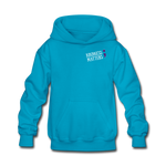 Kids' Pullover Hoodie - SCF Classic Logo - turquoise