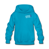 Kids' Pullover Hoodie - SCF Classic Logo - turquoise