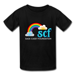 Kids' T-Shirt - Classic SCF Front Logo - black