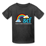 Kids' T-Shirt - Classic SCF Front Logo - heather black