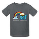 Kids' T-Shirt - Classic SCF Front Logo - charcoal