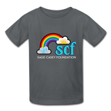 Kids' T-Shirt - Classic SCF Front Logo - charcoal
