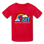 Kids' T-Shirt - Classic SCF Front Logo - red