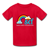Kids' T-Shirt - Classic SCF Front Logo - red